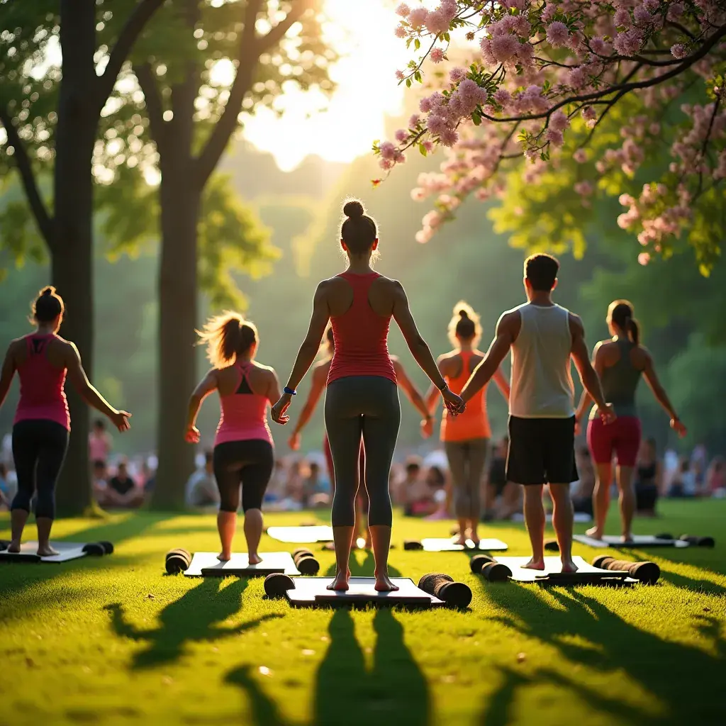 Instructor demostrando una técnica de respiración en pilates.